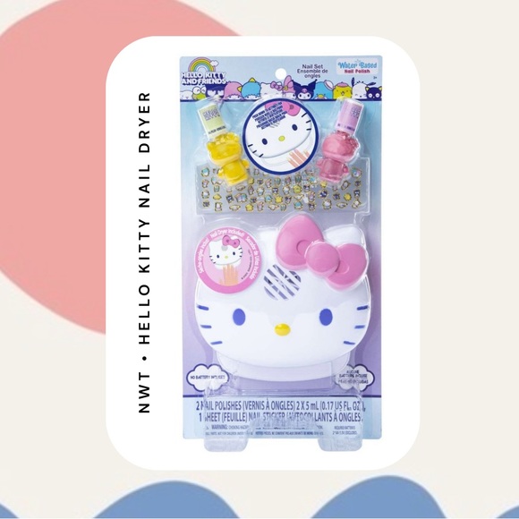 (kids) 🏷️🎉🆕 hello kitty & friends nail polish & dryer bundle set - Picture 1 of 14